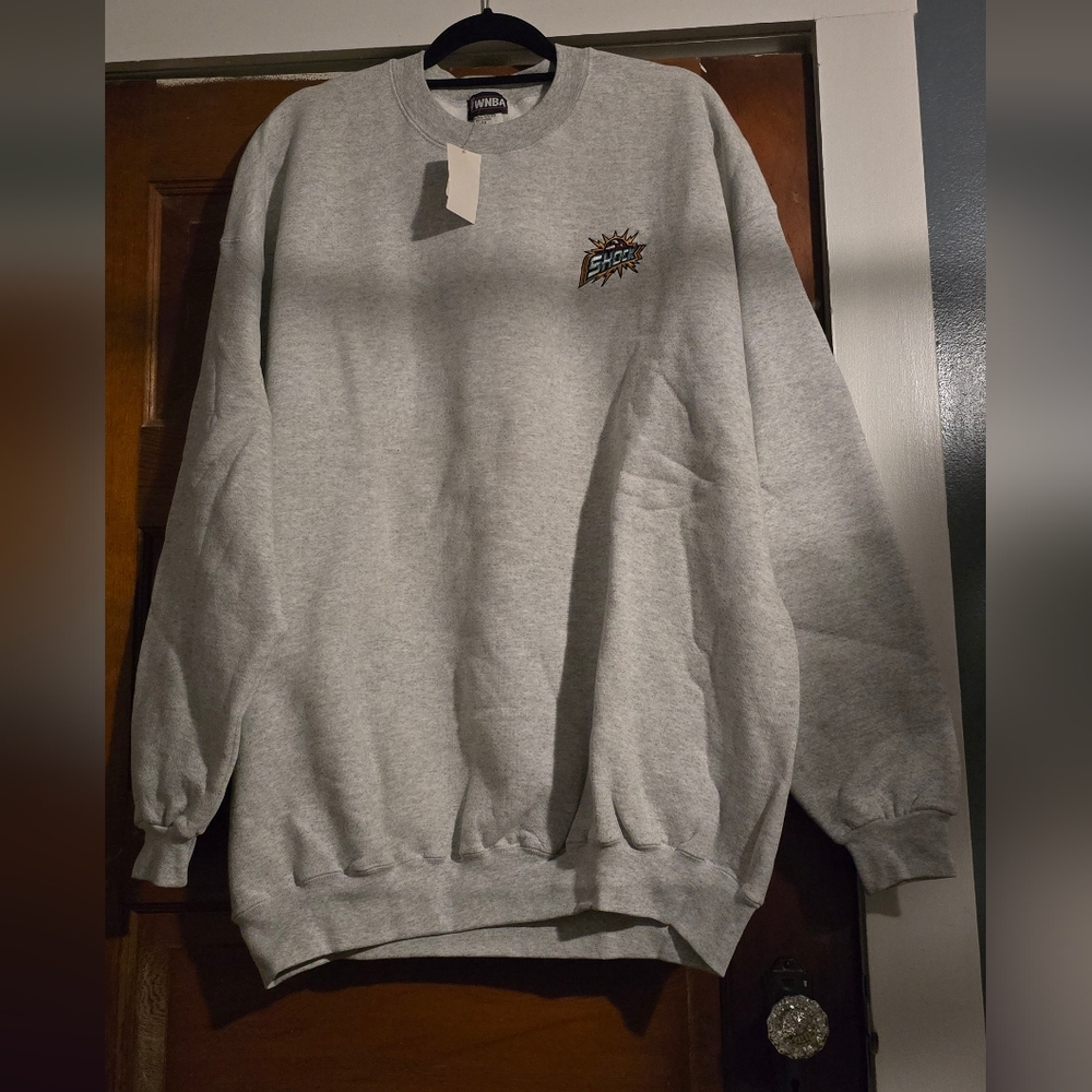 WNBA Shock Gray Crewneck Sweatshirt